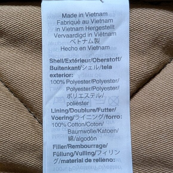 J. Crew Factory Men's Walker Quilted Vest in Dark Moss (Forest Green) - Picture 5 of 16